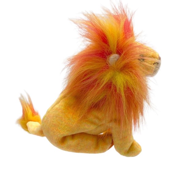 Ty Beanie Baby Babies 2000 Bushy The Lion with Colorful Mane RETIRED - Picture 5 of 10
